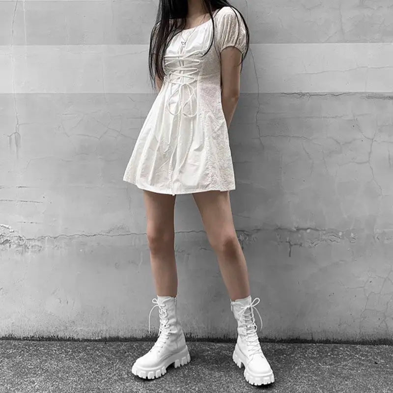 Chunky Platform Combat Boots