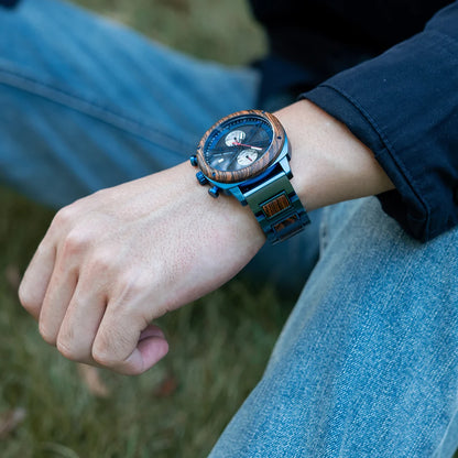 Luxury Wood & Steel Watches