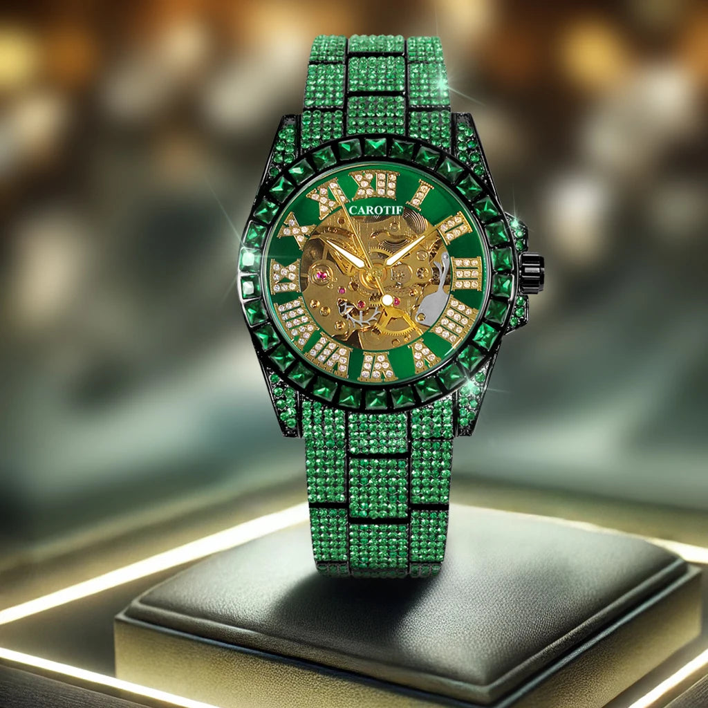 Emerald Royal Skeleton Watch