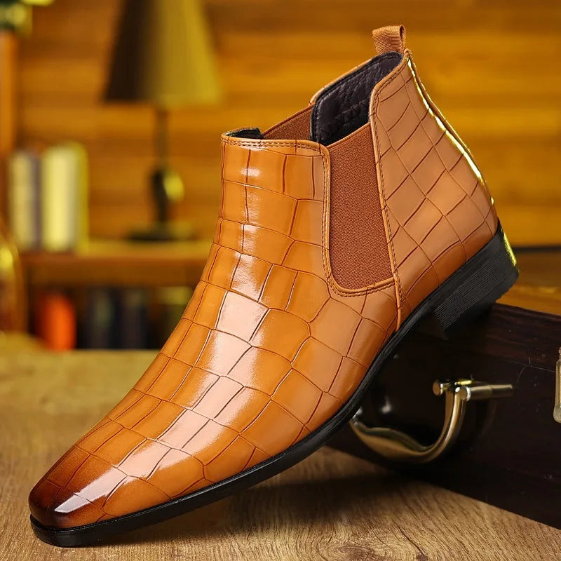 Pattern Chelsea Boot