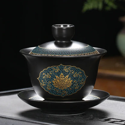 Porcelain Lotus Tea Cup