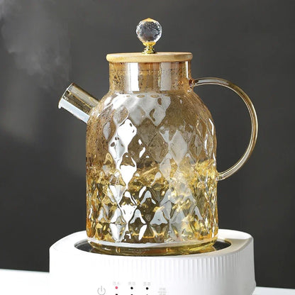 Vintage-Style Glass Kettle