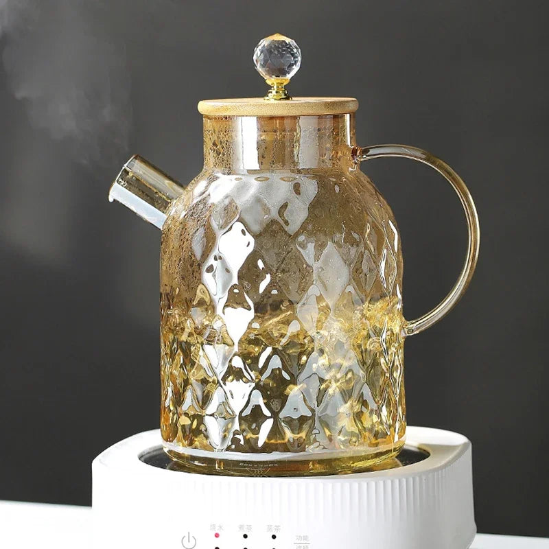 Vintage-Style Glass Kettle