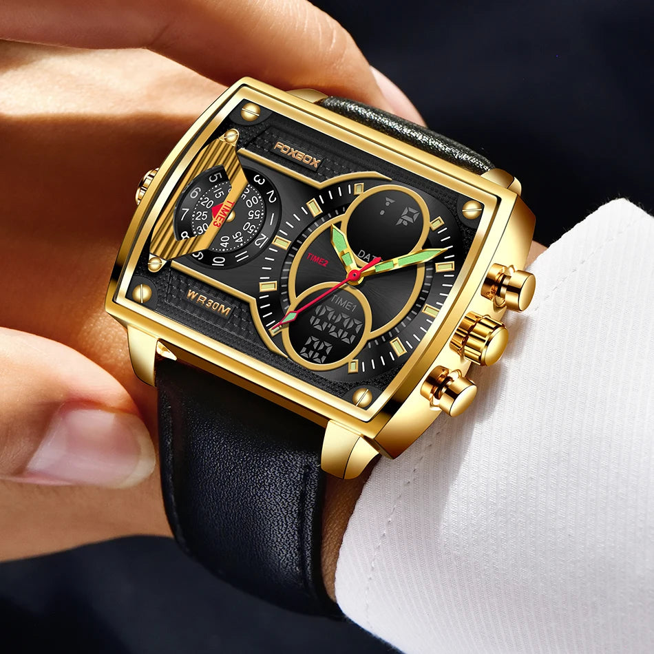 Bold Multi-Dial Watch