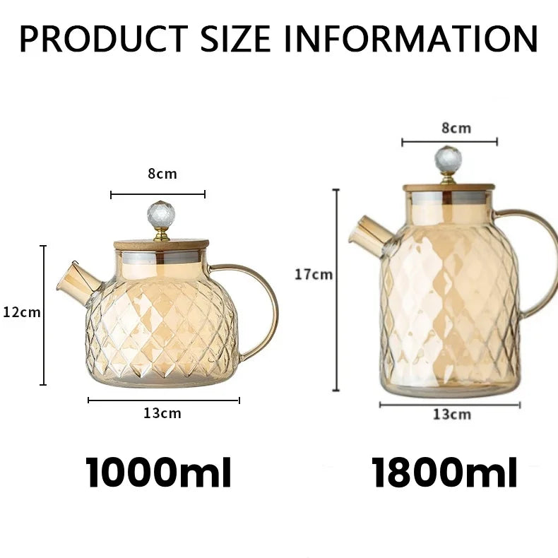 Vintage-Style Glass Kettle