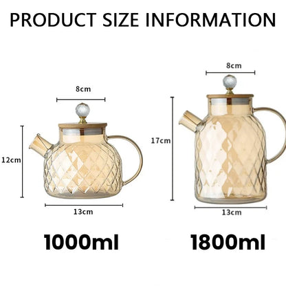Vintage-Style Glass Kettle
