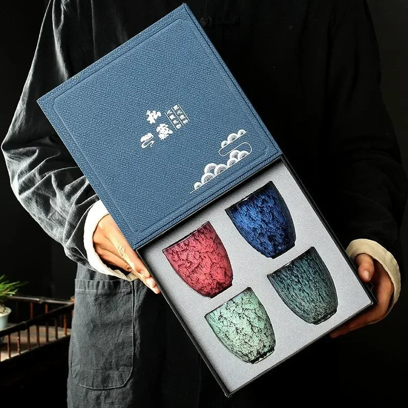Luxury Textured Tea Cups