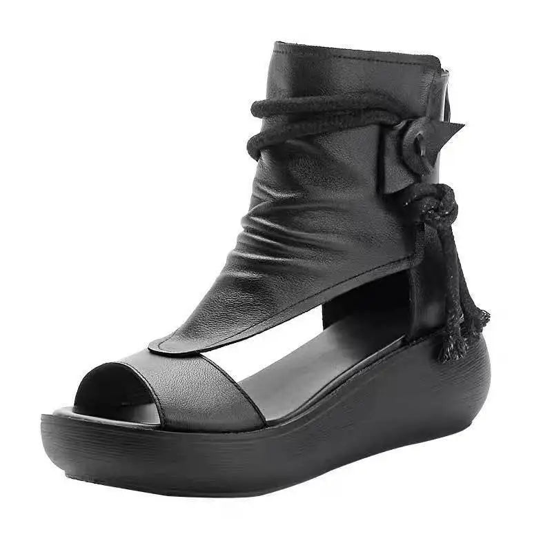 Vintage Wrap Sandals