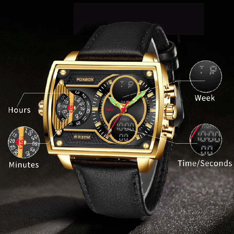 Bold Multi-Dial Watch