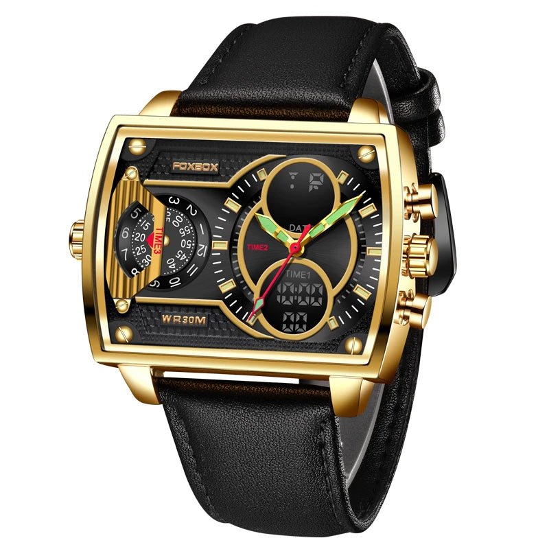 Bold Multi-Dial Watch