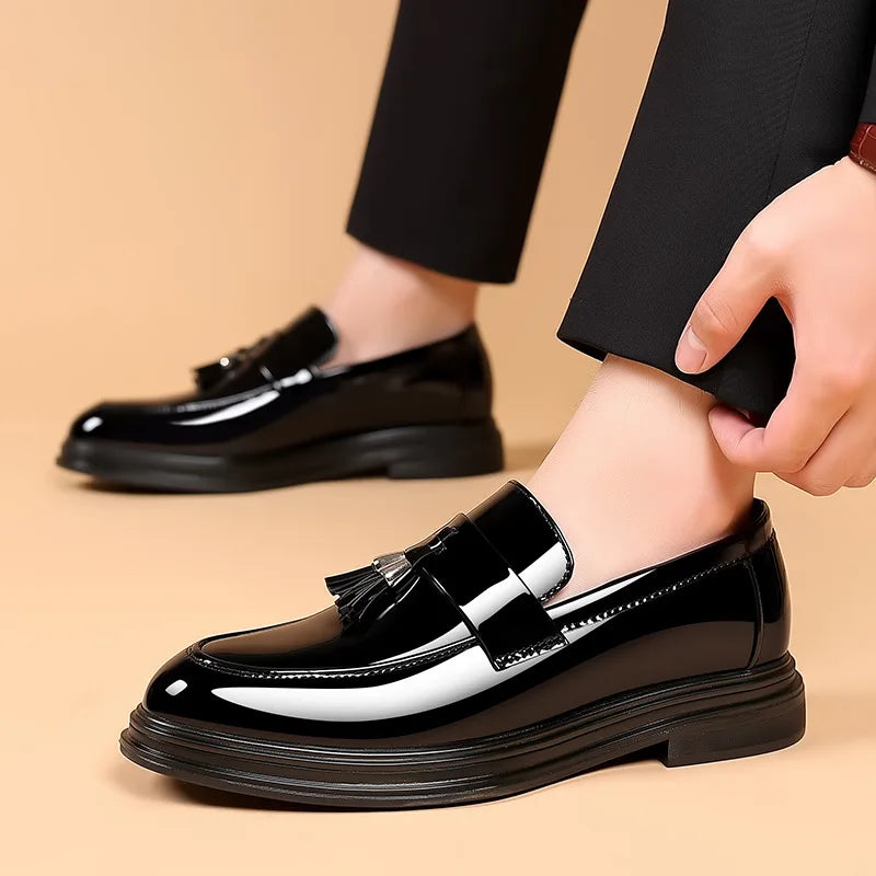 Leather Tassel Loafers