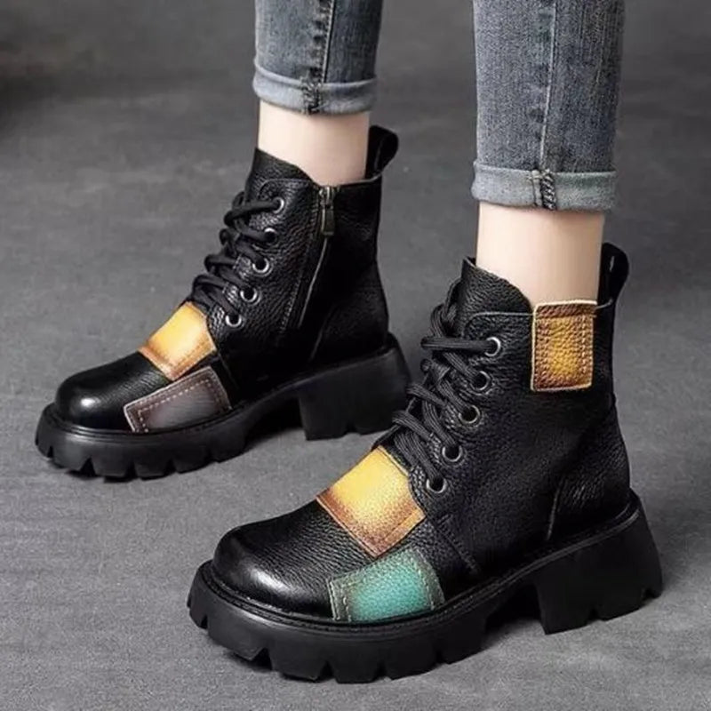 Rustic Combat Boots
