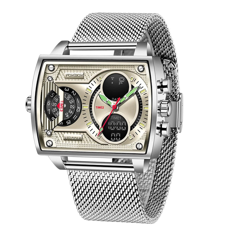 Bold Multi-Dial Watch