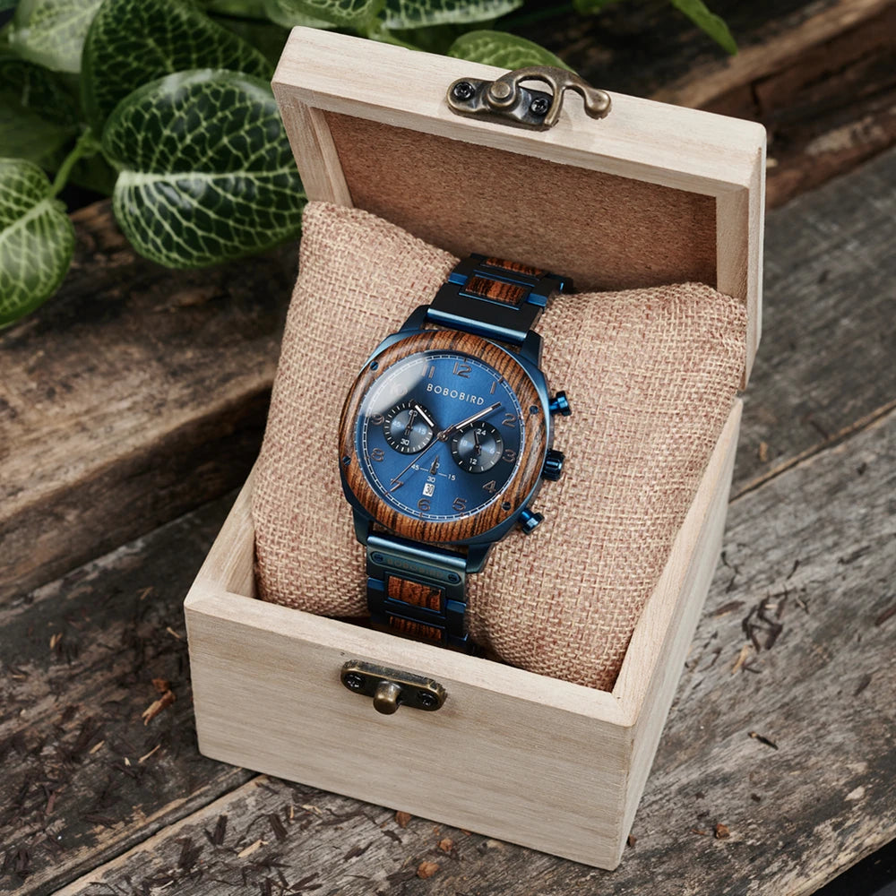 Stainless Steel Chronograph Watch