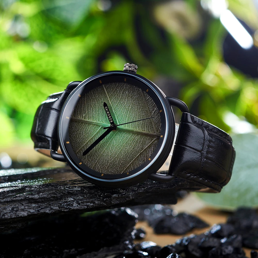 Real Leaf Dial Fashion