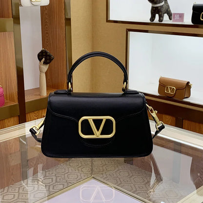 Structured Top Handle Logo Bags