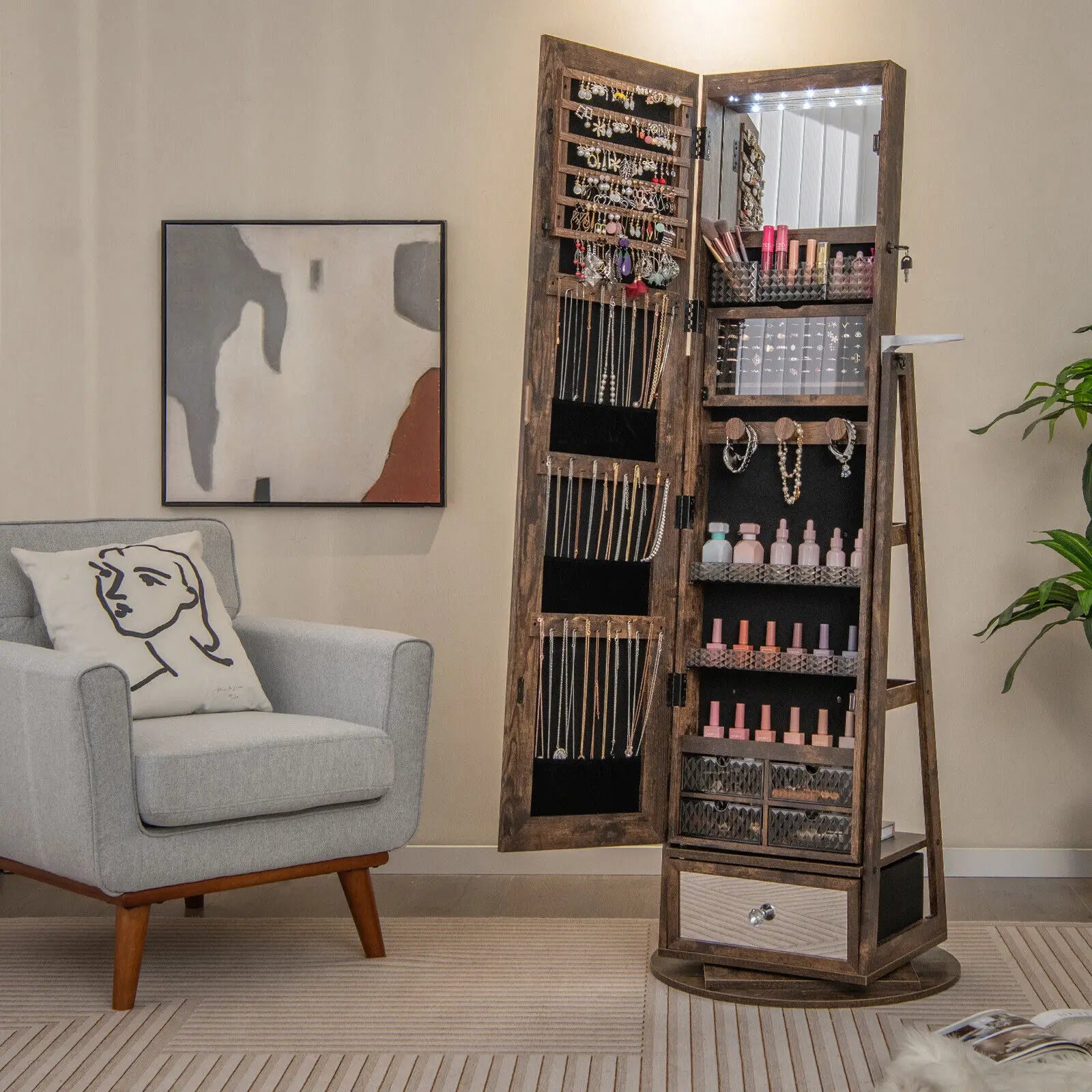 Glam Station with Storage