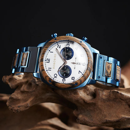 Luxury Wood & Steel Watches