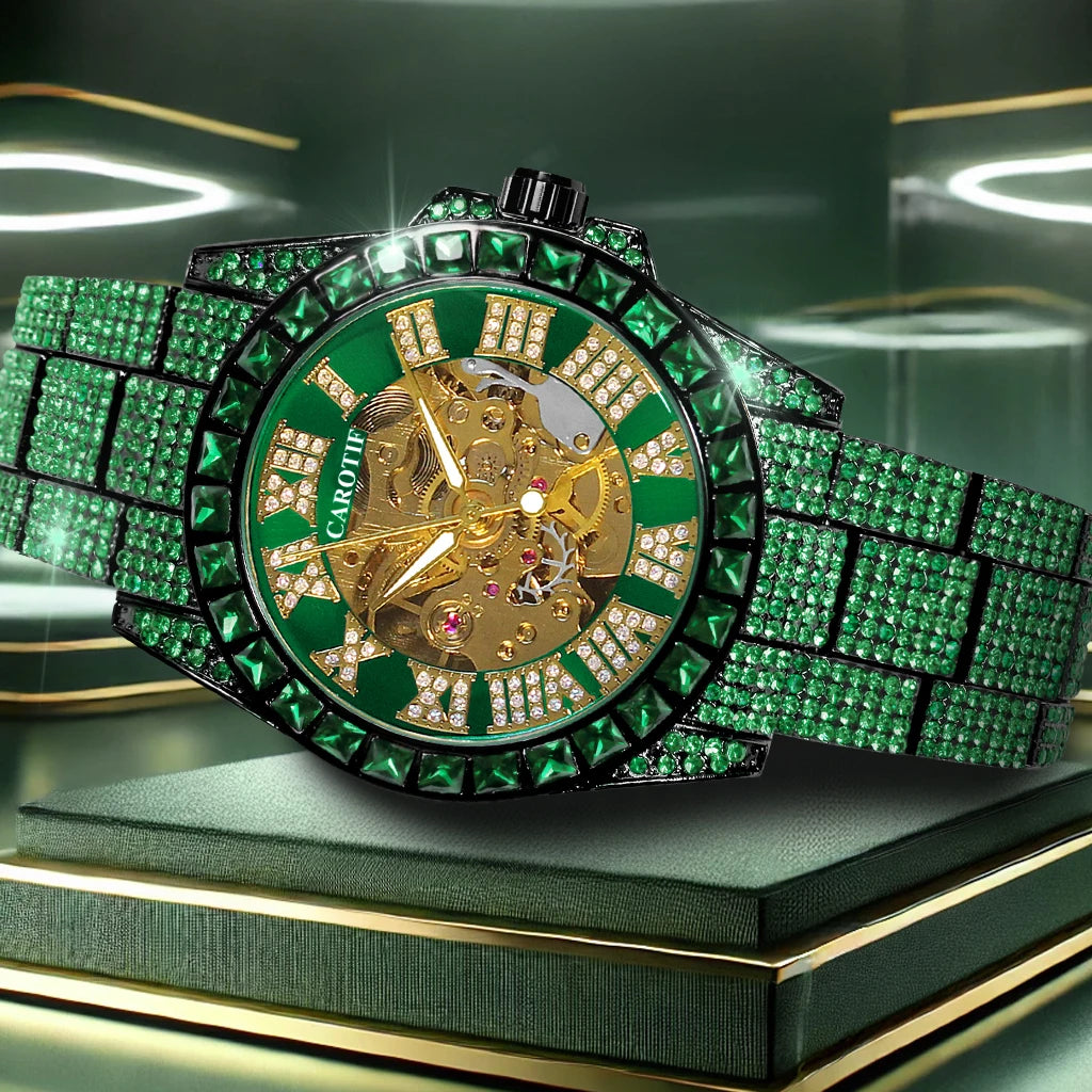 Emerald Royal Skeleton Watch
