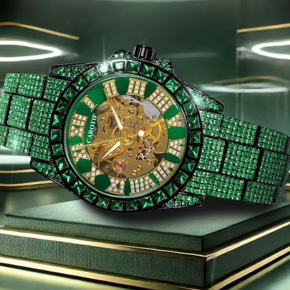 Emerald Royal Skeleton Watch