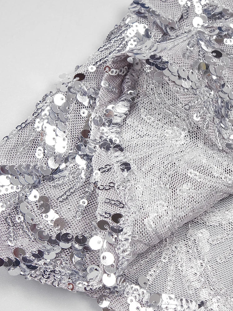 Crystal Encrusted Mermaid Gown