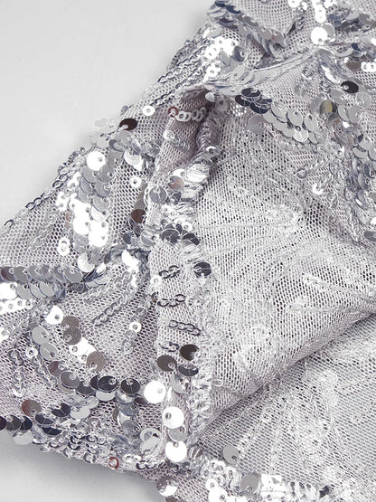 Crystal Encrusted Mermaid Gown