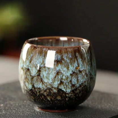 Handmade Glazed Art Cups