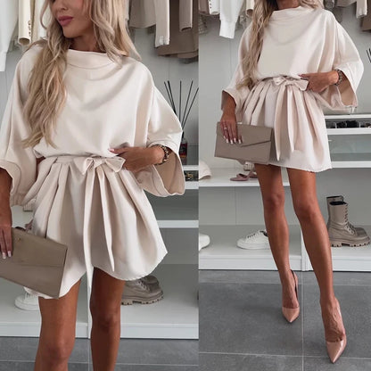 Chic  Belted Mini Dress